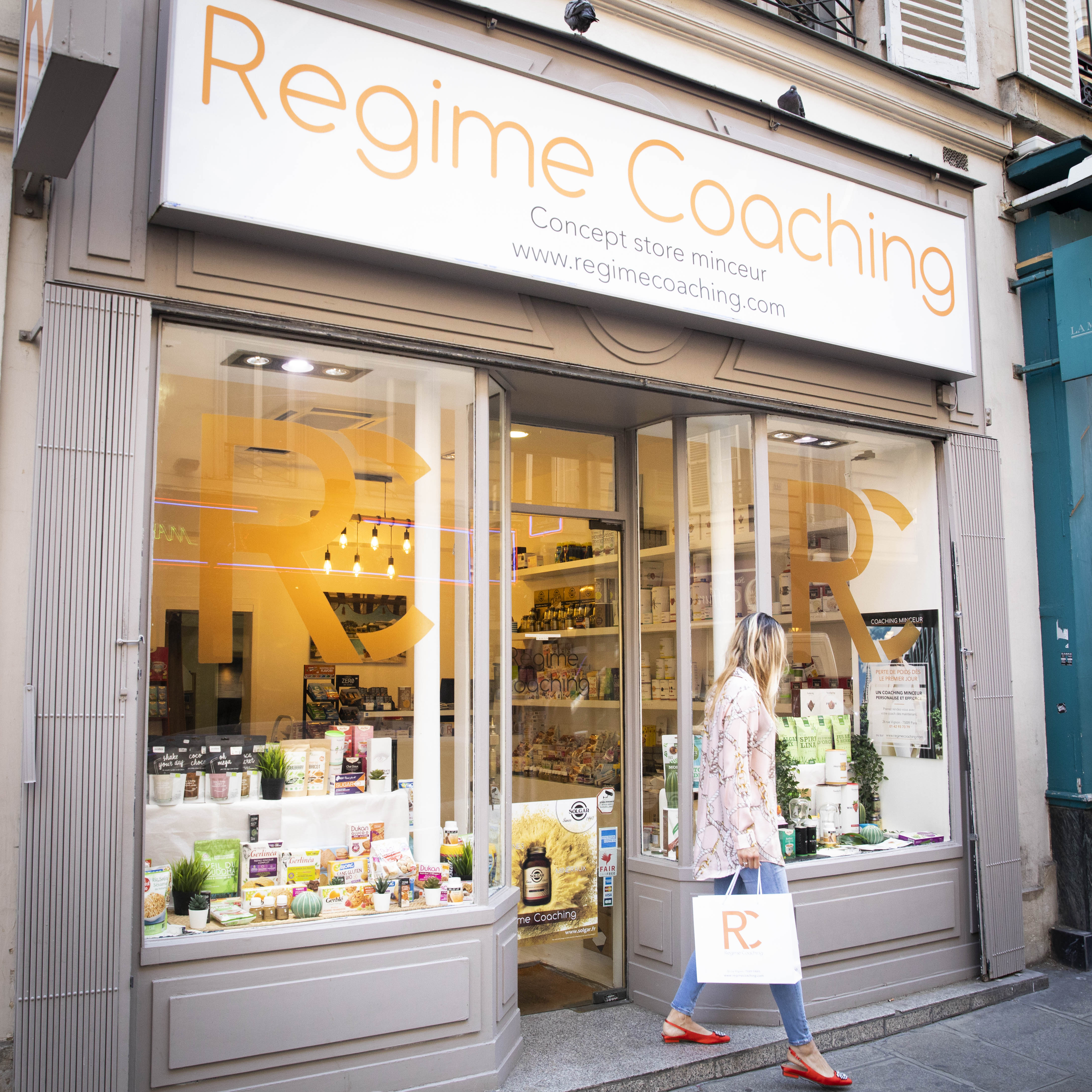 Devanture boutique Régime Coaching