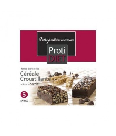 Barres protéinée céréale croustillantes chocolat