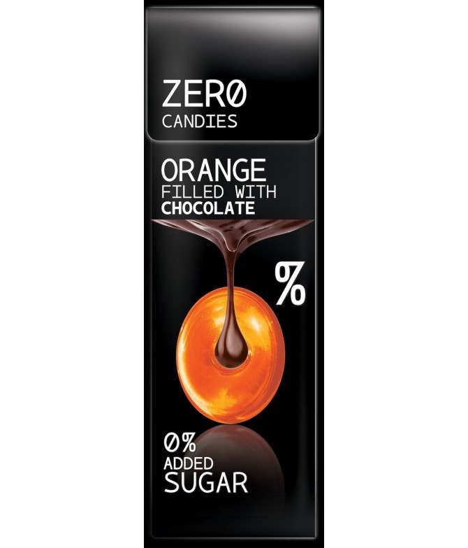 bonbon zero orange chocolat