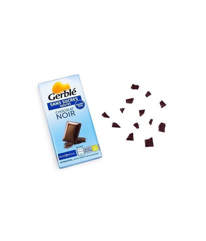 Gerblé Sans Sucres Ajoutés Chocolat au Lait 80g
