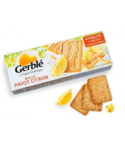 Biscuit Pavot Citron Gerblé