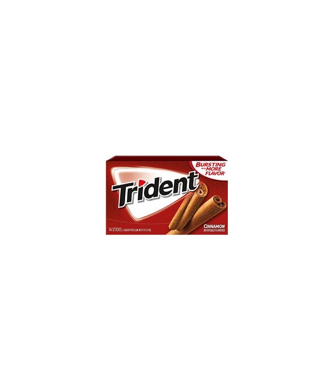 Chewing gum 0 sucres Trident Cannelle (BEST SELLER)