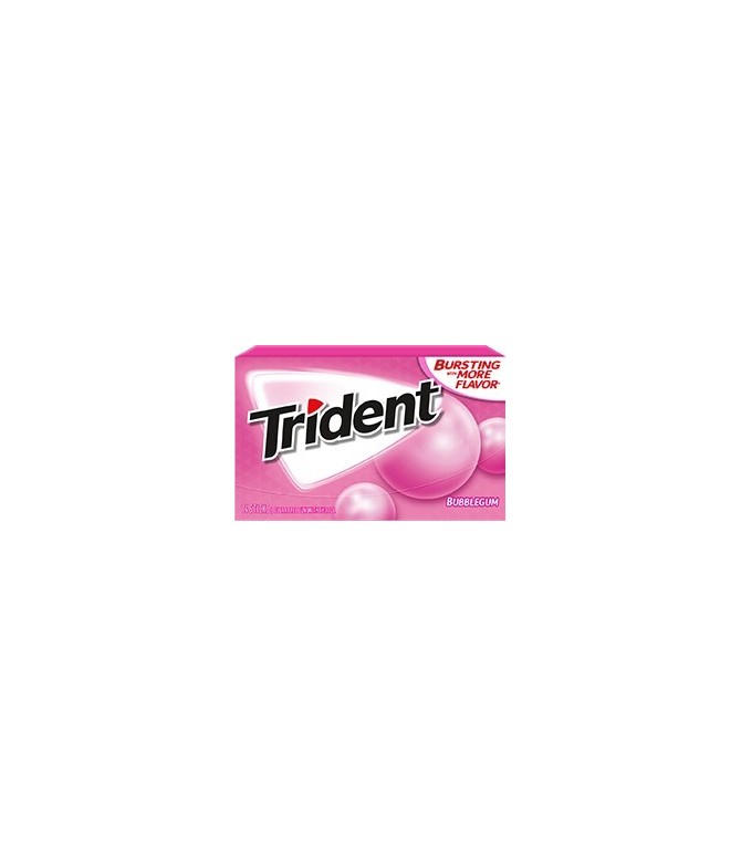 Chewing gum 0 sucres Trident Bubblegum