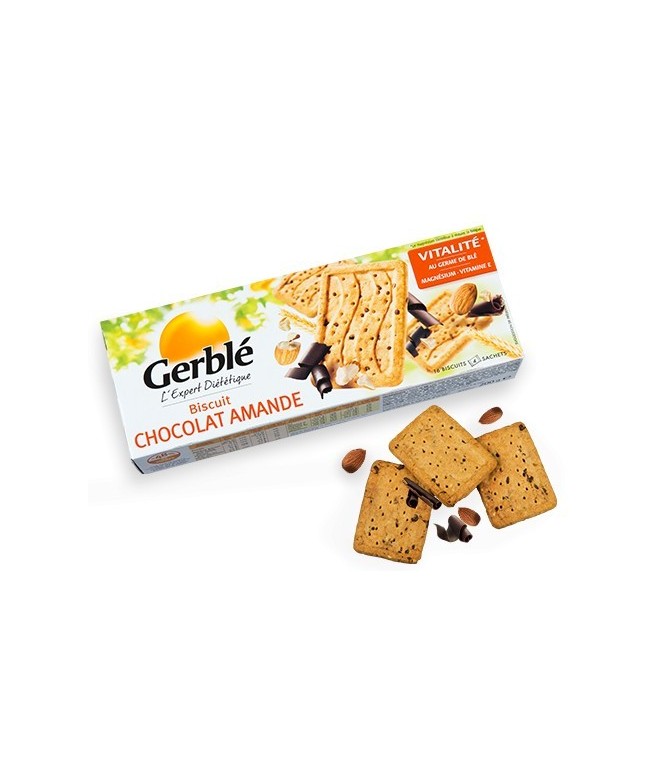 Biscuits chocolat amande, Gerblé (200 g)  La Belle Vie : Courses en Ligne  - Livraison à Domicile